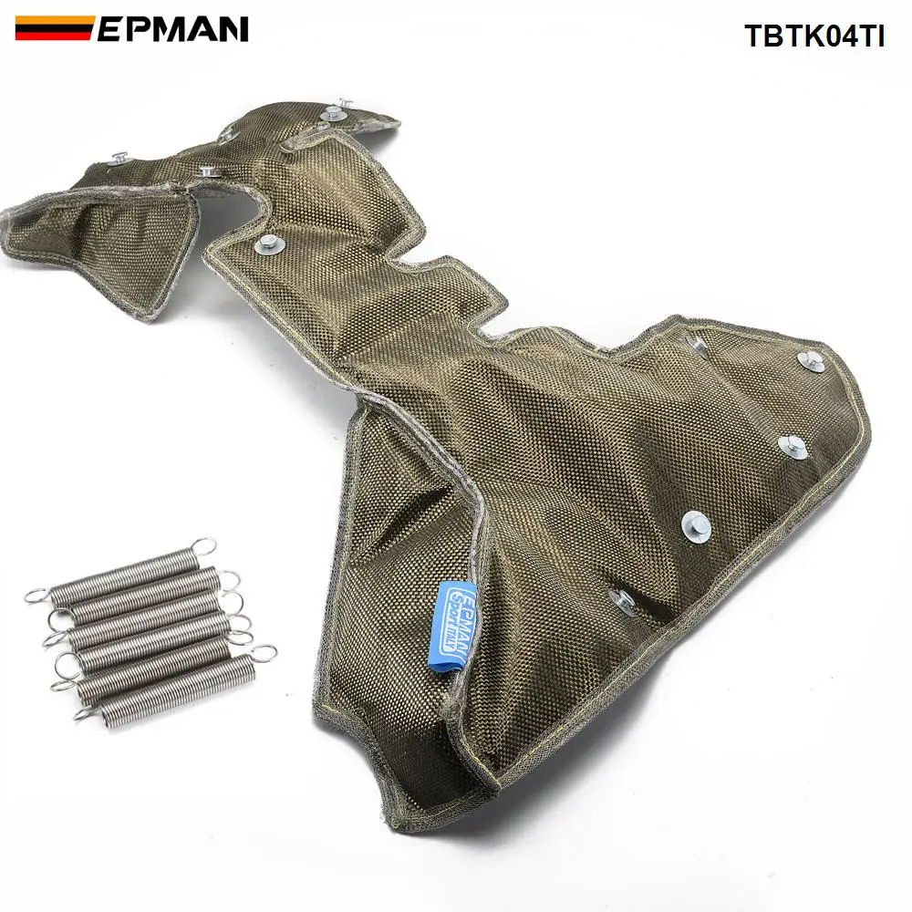 Titanium Turbo Blanket Heat Shield Cover High Performance For K03 / K04 TURBO Turbo Charger TBTK04TI