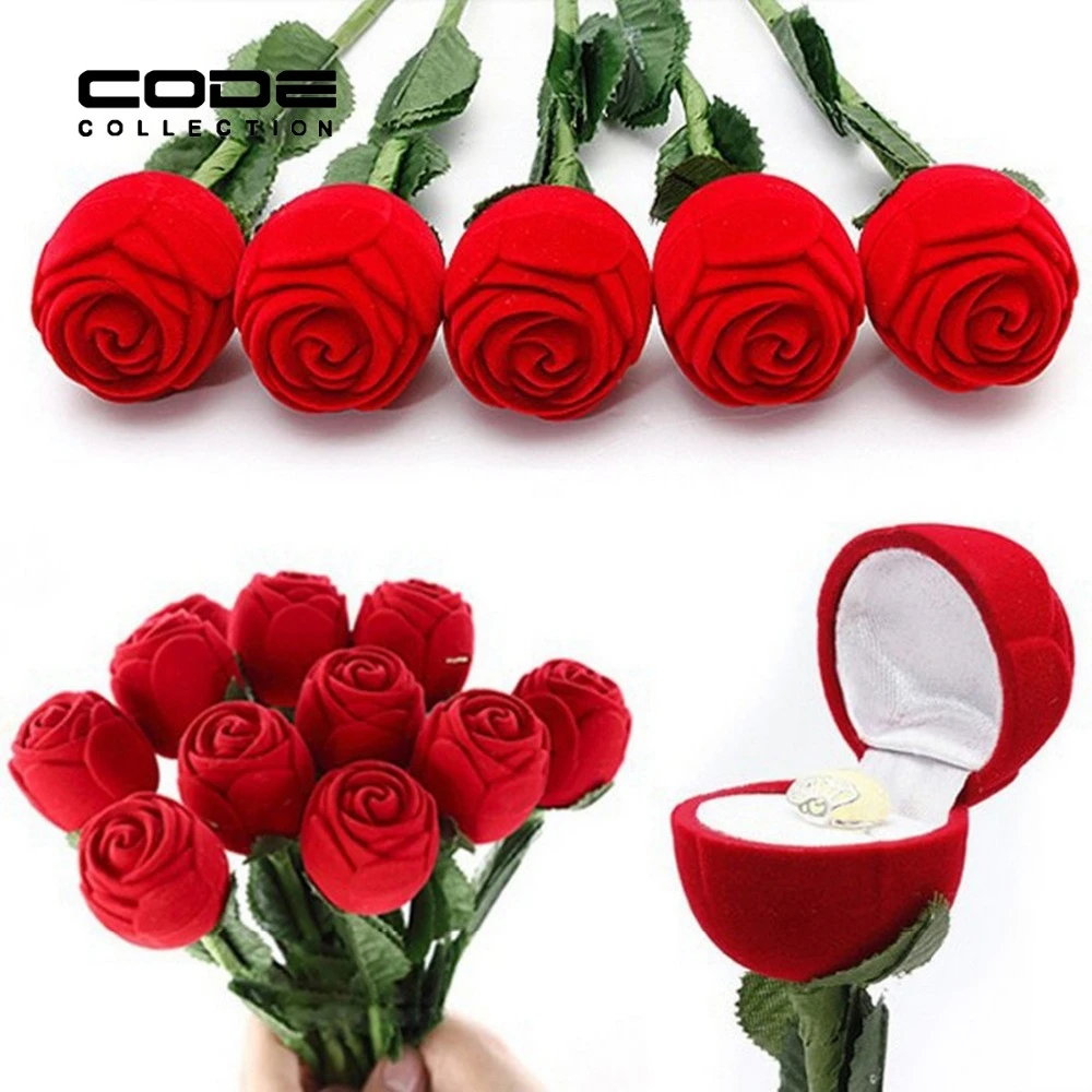 1 Pz Rosa Romantico Festa Di Fidanzamento Anniversario Di Matrimonio Anello Casella Di Visualizzazione Capodanno Regali Per Le Donne Ring Box Di San Valentino Regali Gift Box Picture Box Libertygifts Email Aliexpress