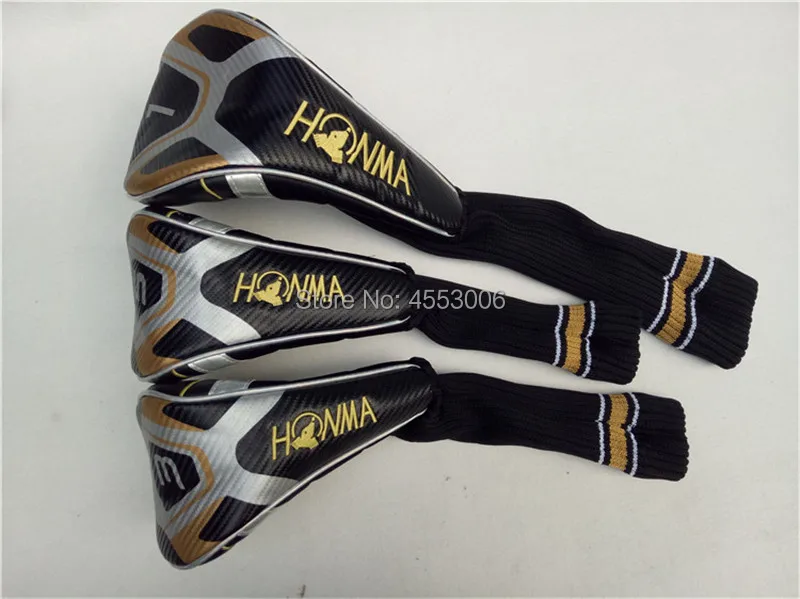 Honma Golf Club Чехлы для головы водителя фарватера леса#1#3#5 Утюги# 4-11AS клюшки полный комплект головной убор