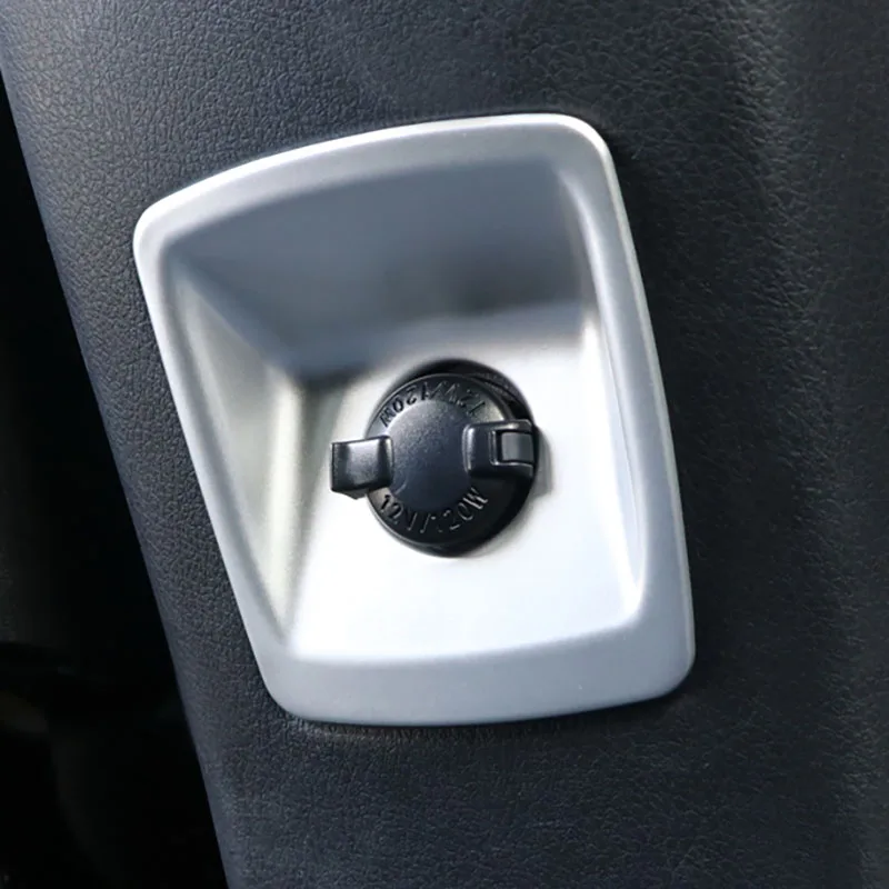 

Styling For Toyota RAV4 RAV 4 2014 2015 2016 2017 ABS Chrome Rear Cigar Cigarette Lighter Covers Interior Car Accessories 1pcs