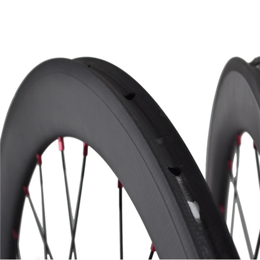 Catazer Full Carbon 700C 23/25mm wide 38mm 50mm 60mm 88mm Depth power way R13 Hub Road Bike Carbon Wheels