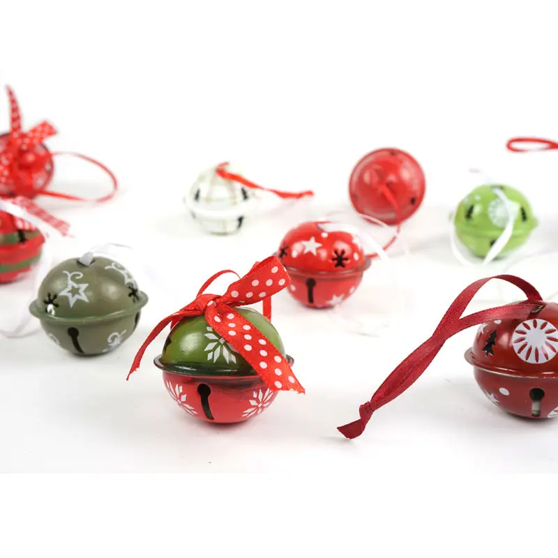 Рождественские украшения 30 шт разнообразный металлический колокольчик специальные предложения для дома 40 мм* 35 мм елочные украшения случайные цвета