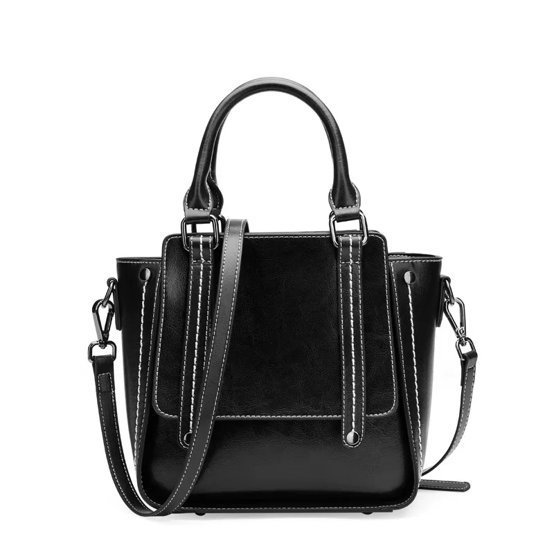 

Women's new leather cross-section shoulder motorcycle bag Fashion wind leather portable Messenger bag