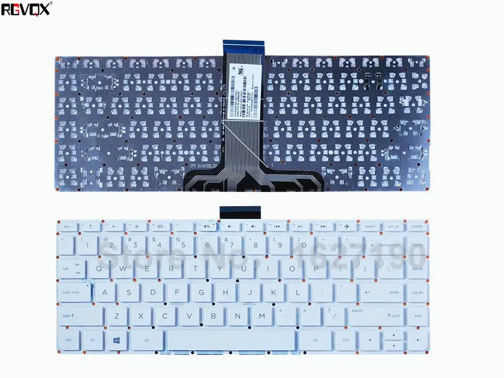 Новая американская Клавиатура для ноутбука HP Pavilion x360 13 S белый без рамки WIN8 ремонт
