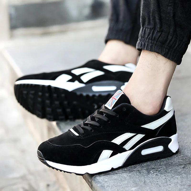 

2019 Seasons Burst Men Cushion Breathable Casual adulto Shoes Selling Korean Version Shoes Fashion Trend Wild Men's Sneakers