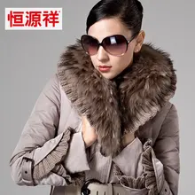 2016 new hot winter Thicken Warm woman Down jacket Coat Parkas Raccoon Fur collar Luxury End plus size 3XXXL Mid long black