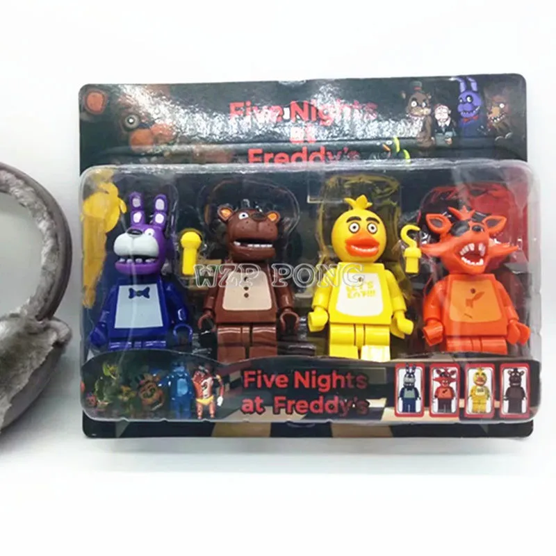 4Pcs/set Model Five Nights At Freddy's Juguetes FNAF Foxy Action Figures  Toy GO Toys \u0026 Hobbies TV, Movie \u0026 Video Games