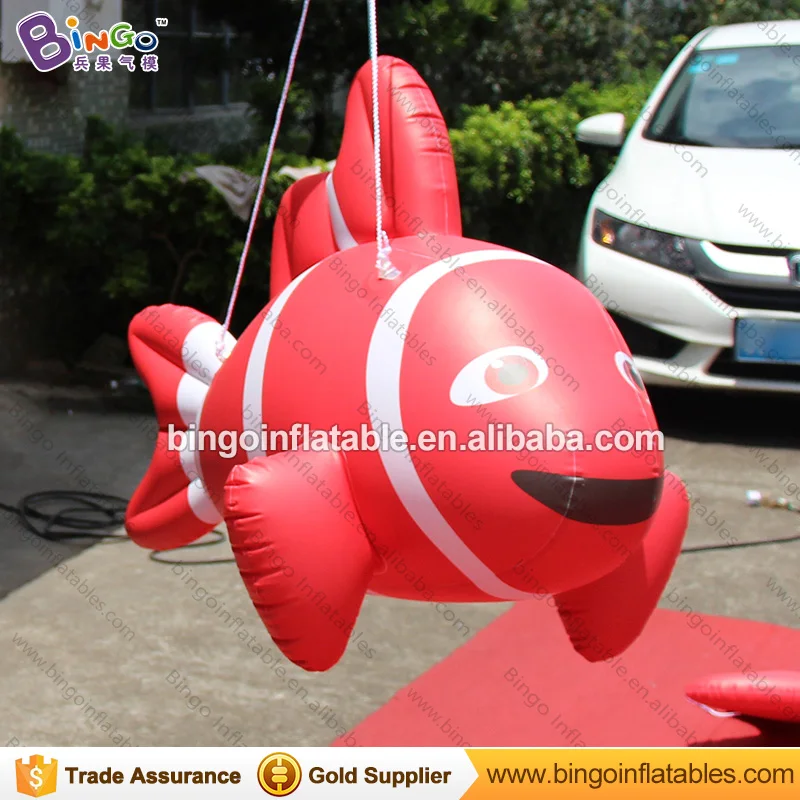 

Customized 1X0.6 meters inflatable clownfish / PVC material Vivid air sealed clownfish inflatable for display toys