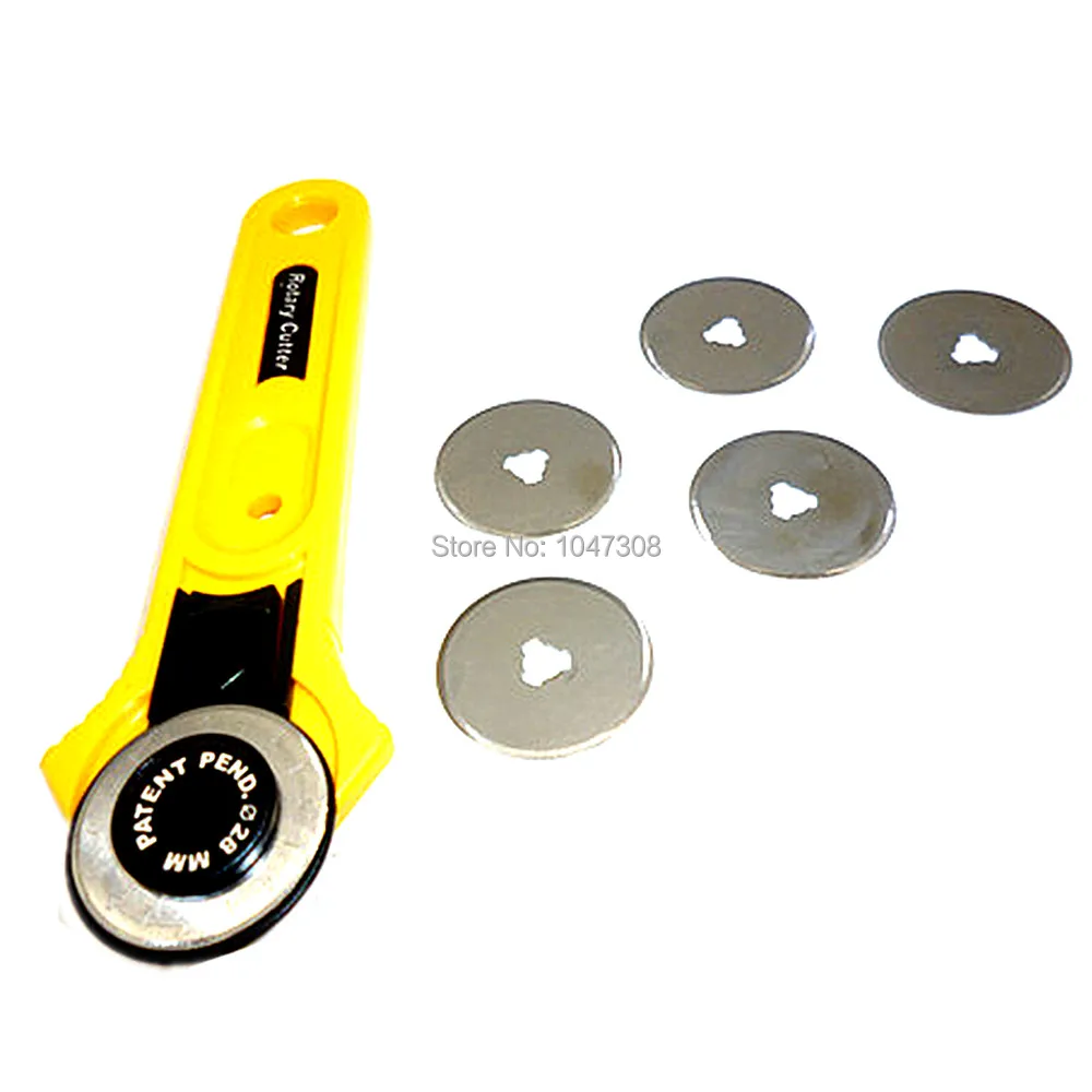 5pcs 28mm Patchwork Rotary Cutter Blades Circular Cutters with 28mm