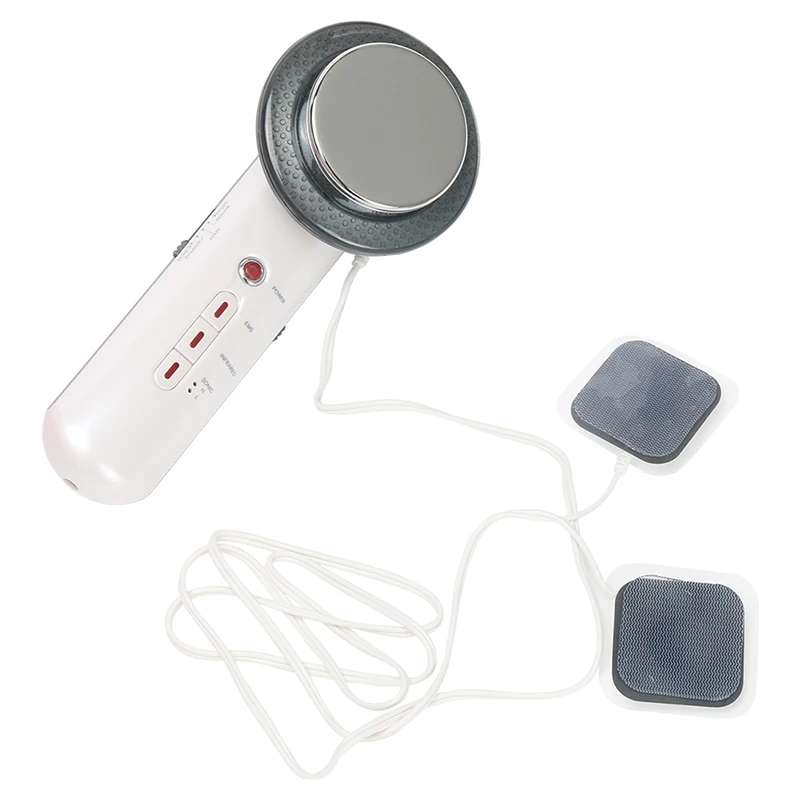

New 3 IN 1 Body Beauty Slimming Massager 1 Mhz Ultrasonic Ultrasound Micro Current EMS Infrared Heat Therapy Beauty Device Skin