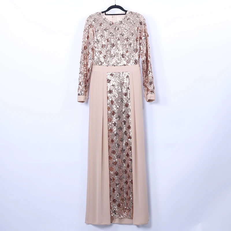 Sequin Vestidos Абая для мусульман, Дубай Арабский пакистанский хиджаб платье для женщин турецкие платья кафтан Elbise Eid халат Musulmane