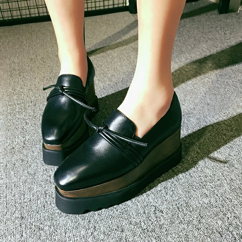 Décontractées Plats Sarairis Mocassins Femmes Chaussures Dames Rouge Nouvelle Confortable 2019 forme 42 Vache Plat Grande vin Femme Noir Pour 33 blanc Véritable Plate Cuir Taille En zfUznr