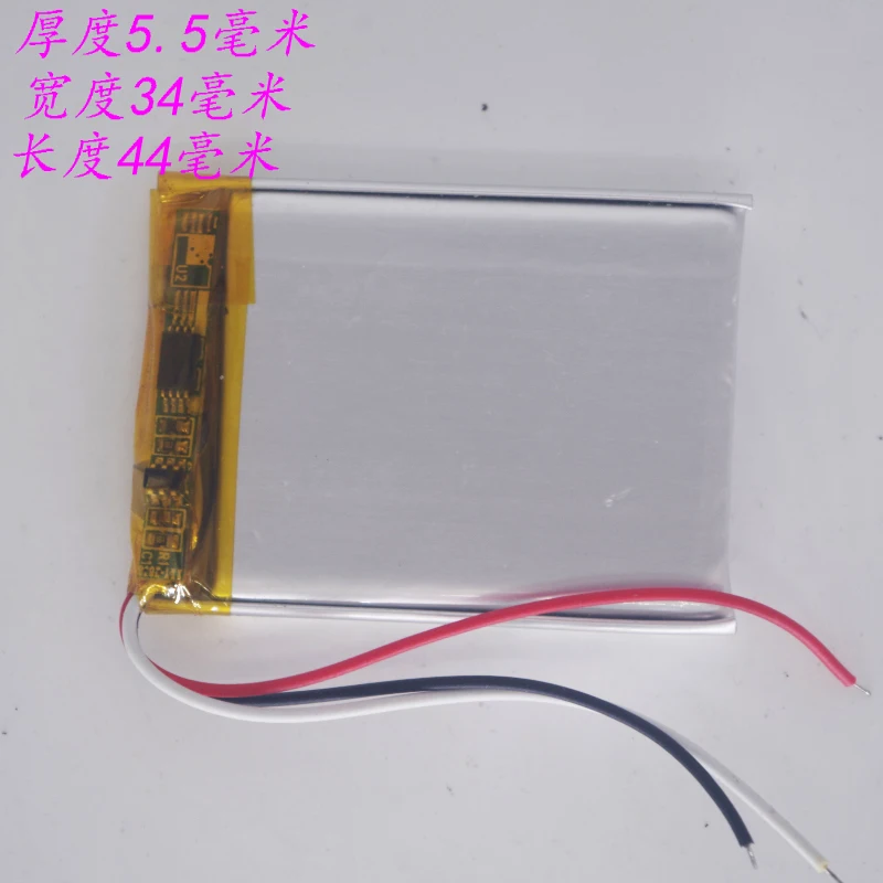 3 7 v li po литий ионные аккумуляторы полимерный аккумулятор lipo ионный Для 553443