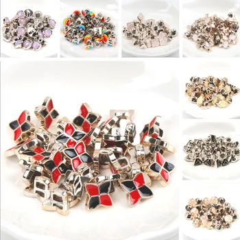 

Acrylic Golden-plated Buttons Garment Accessories DIY Sewing Supplies Painting Handmade Home Decoration 10~14mm 20pcs