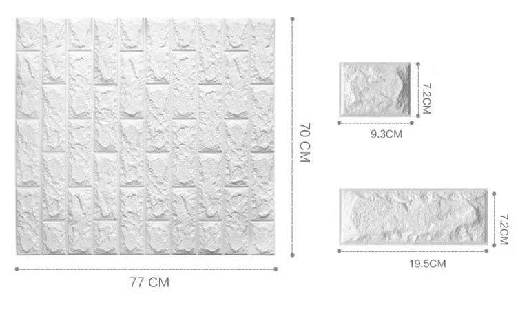DIY самоклеющиеся 3D наклейки в виде кирпичной стены гостиной Декор пены водонепроницаемые обои настенные для ТВ фона детской комнаты