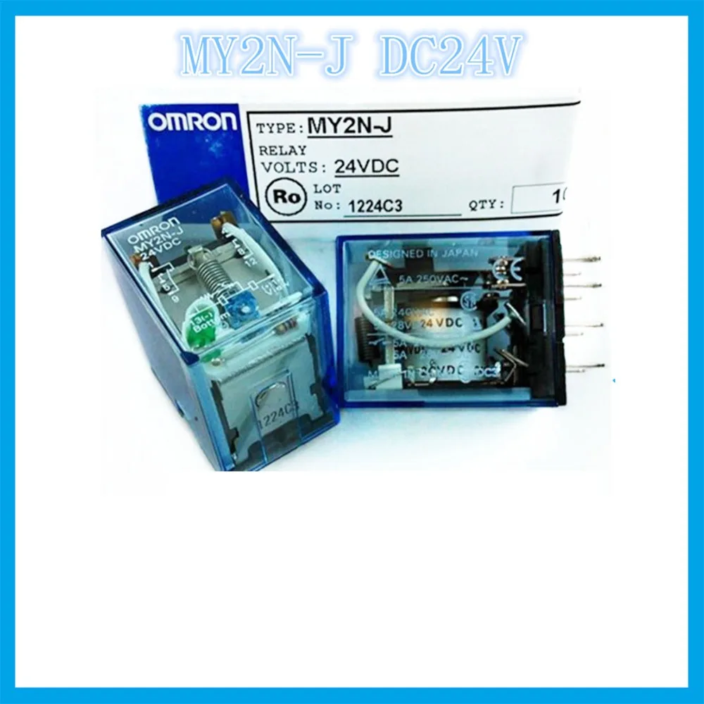 OMRON ORIGINAL MY2N 24 VDC OMRON RELAY . LOT OF 3 ..