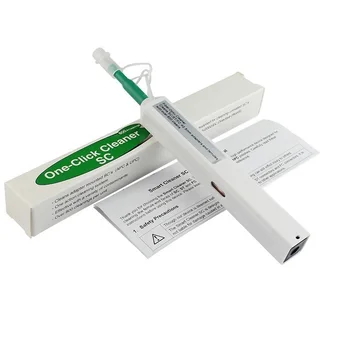 

50pcs 800+ Cleans Fiber Optic Cleaner Pen For FC SC and ST 2.5mm Connector Fiber Cleaner Tools ,VD-CPB50