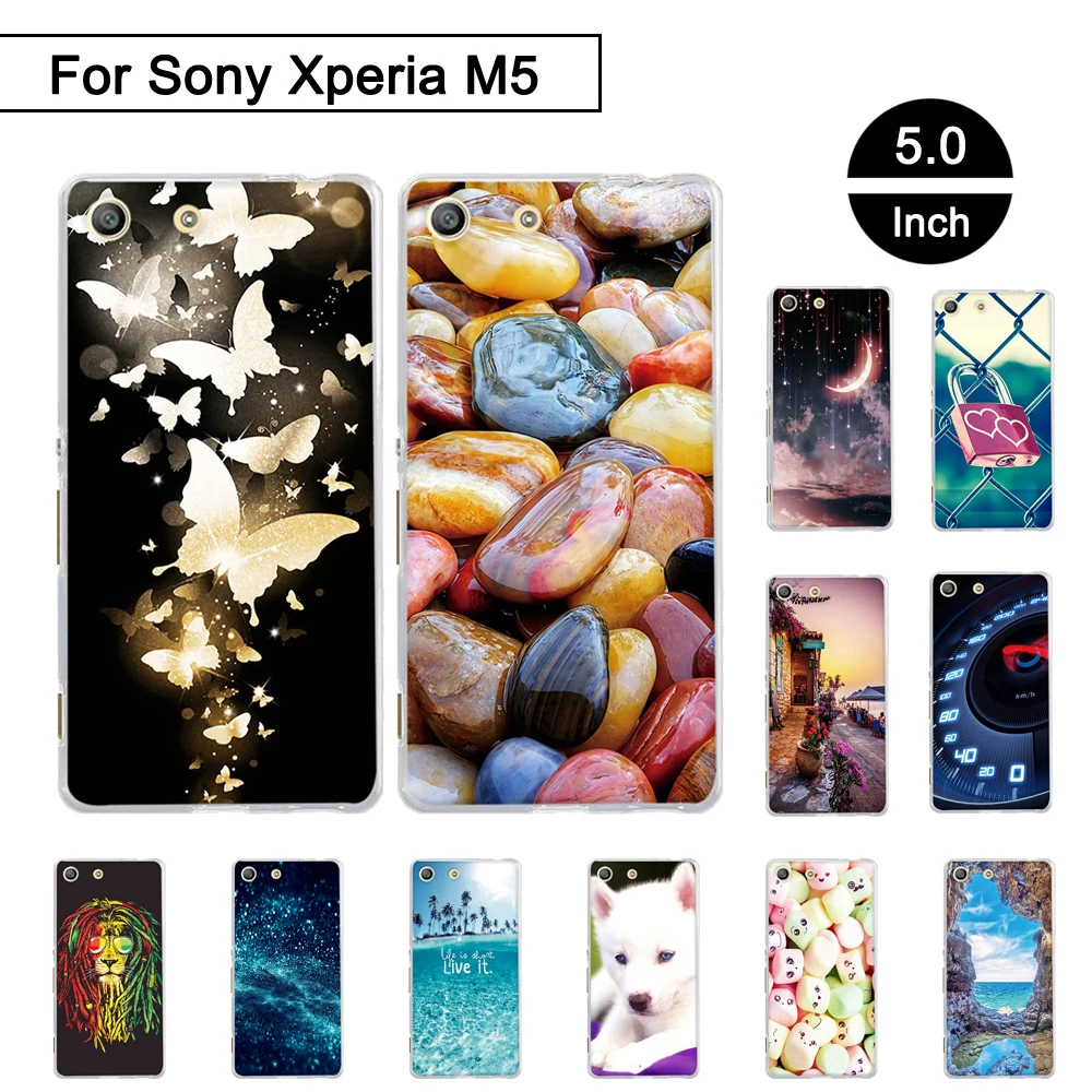Painted Case For Sony Xperia M5 E5603 E5606 E5653 Back Phone Cover For Sony Xperia m5 Soft TPU Cases Shells For Sony Xperia M 5 Painted Case For Sony Xperia M5 E5603 E5606 E5653 Back Phone Cover For Sony Xperia m5 Soft TPU Cases Shells For Sony Xperia M 5