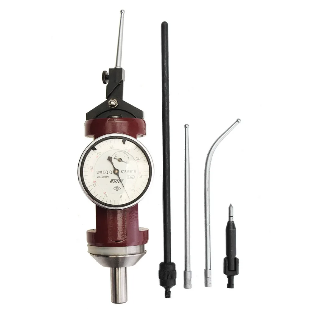 

Centering Dial Test Indicator Kits Set Tool 0-3mm 0.01mm Accuracy + 4pcs Accessories tools