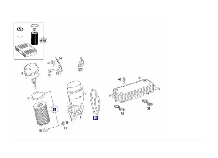 1 комплект фильтр и масляный фильтр Корпус прокладка для Mercedes Sprinter W164 W251 GL350 6421840080 6421801410