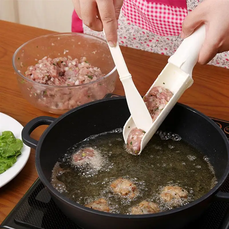 DIY Meatball рыба мяч креветка пресс для котлет дома кухонные инструменты для приготовления пищи белый