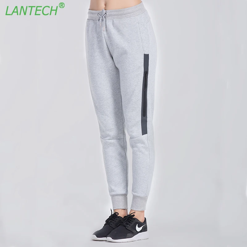 Lantech Mujer Pantalones Jogger Fitness Ejercicio Cremallera