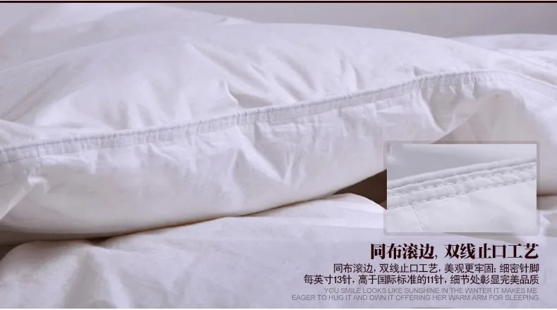 Duvet Filled White Goose Feather Down 33 Oz Tog Value 7 5 For