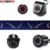 Koorinwoo Univeral Traiettoria Dinamico Sistema di Parcheggio Macchina Fotografica di retrovisione di Backup 8 Luci di IR di Visione Notturna della Macchina Fotografica di Inverso Video