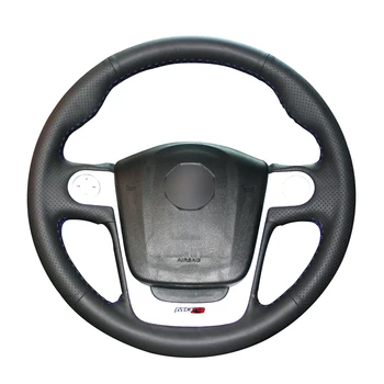 

Hand-stitched Black PU Artificial Leather Car Steering Wheel Cover for MG3 MG 3
