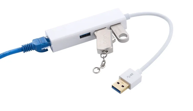 Cliry USB 2,0 тип-c крошечный usb-хаб для RJ45 сетевой адаптер LAN Ethernet с 3 портами для планшетов на Android высокого качества