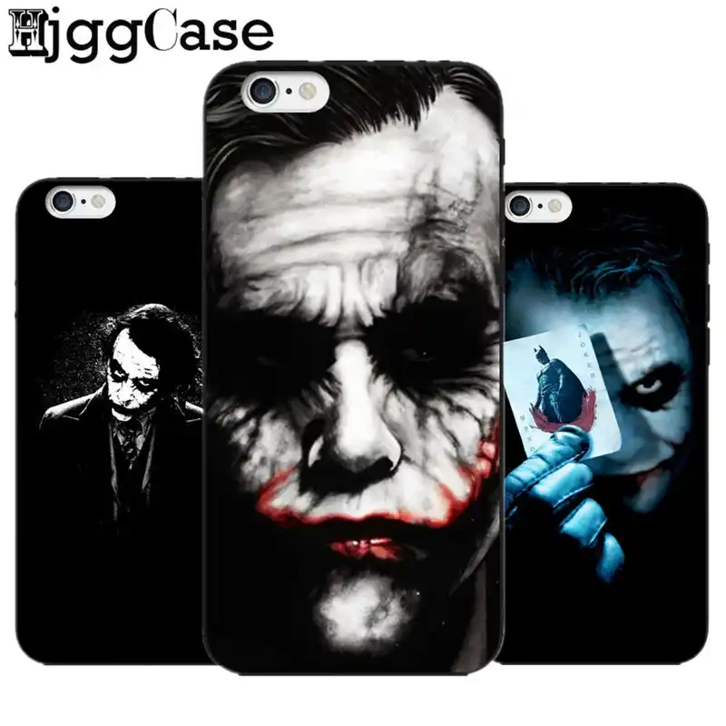 Joker Batman Siyah Beyaz Boyama Yumusak Telefon Iphone Kiliflari X