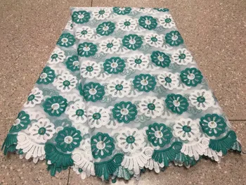 

New arrival african lace fabric with beads jacquard brocade fabric for wedding nigerian tulle lace fabric 5yard/lot PLN-138