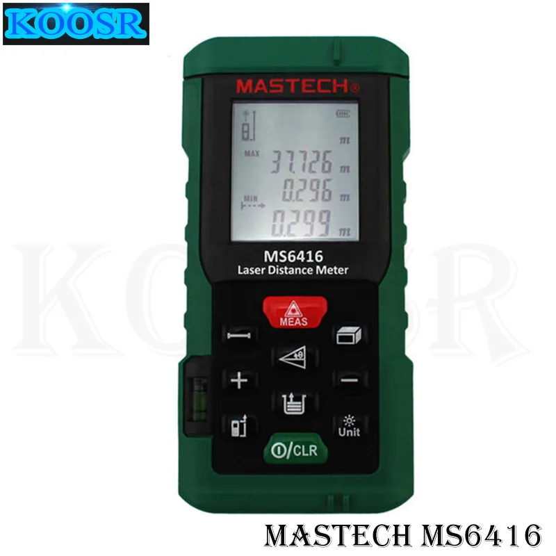 MASTECH MS6416 60 м лазерный дальномер электронный дальномер Лазерная линия дальномер измерительный инструмент лента измерительный уровень инструмент