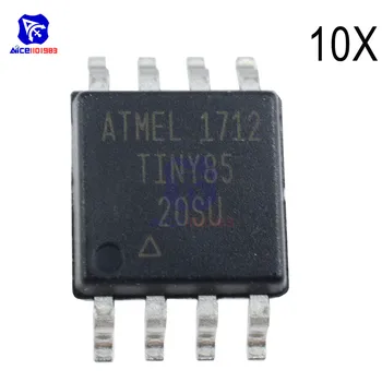 

10 PCS/Lot Original IC Chips ATTINY85-20SU ATTINY85 8BIT SOP-8 IC AVR MCU 8K 20MHZ 8SOIC Micro Controller IC