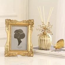 Luz de luxo elegante palácio princesa vento retro Phnom Penh esculpida seis-polegada Europeu photo frame