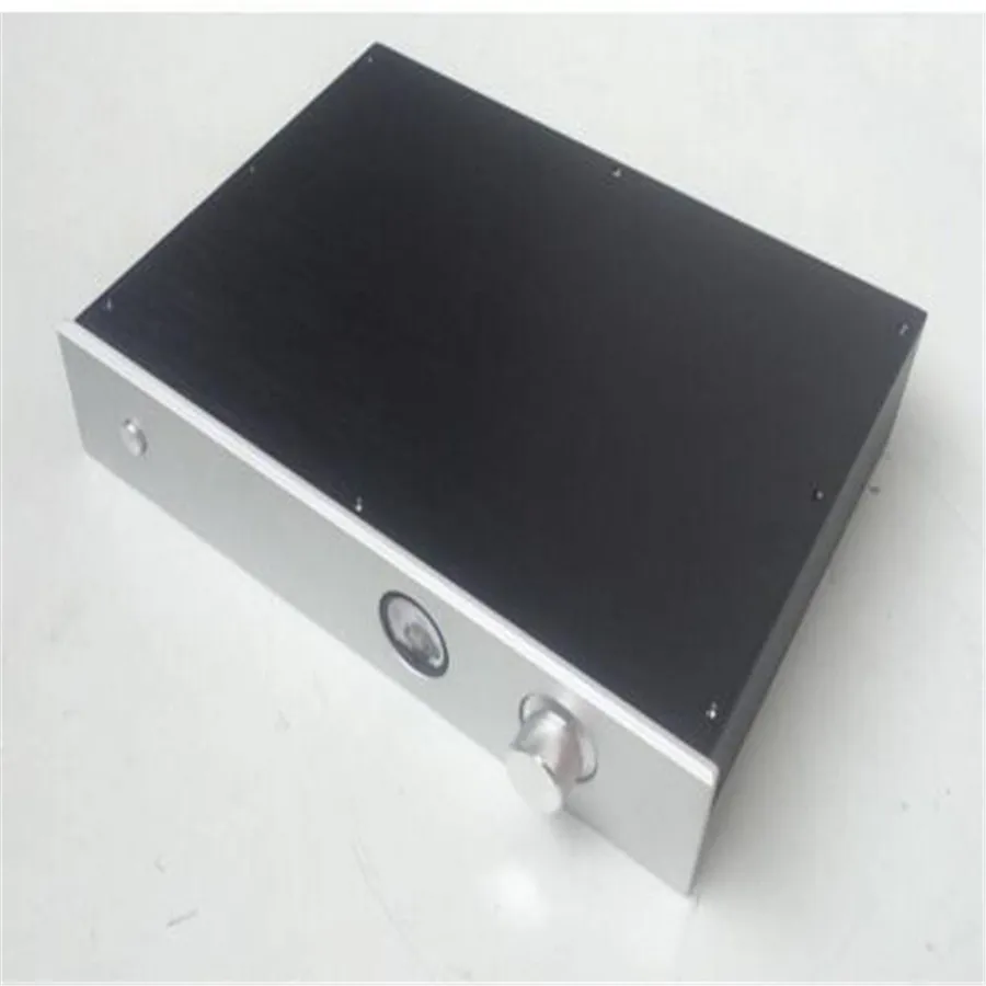 

BZ4308 VU Meter Full aluminum amplifier chassis / Preamp / Integrated Amplifier / AMP Enclosure / case / DIY box (430*80*308mm)