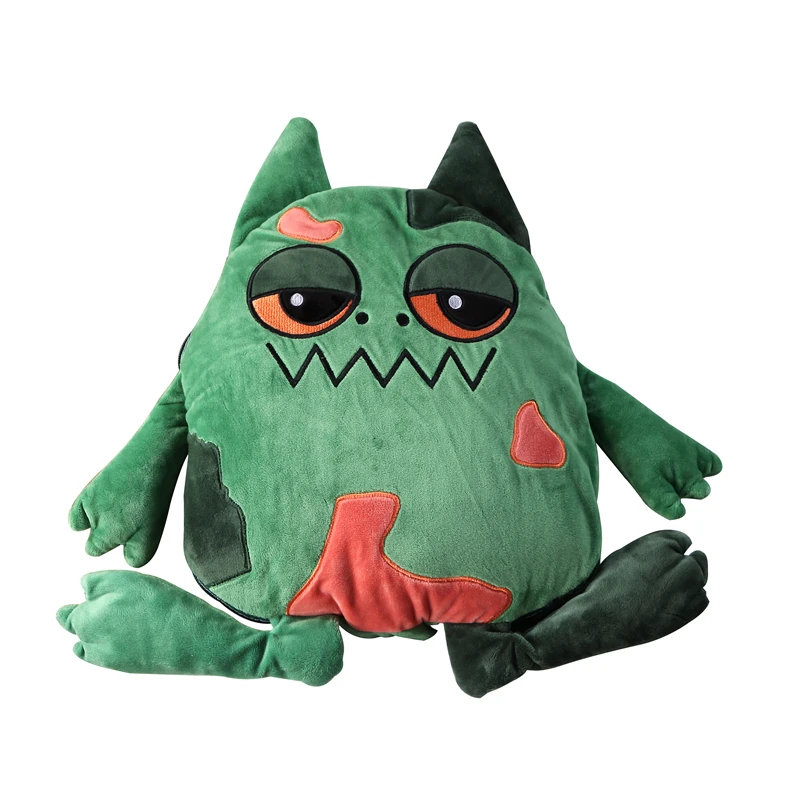 cartoon cute monster Woolen blanket Pillow quilt Nap blanket Adult