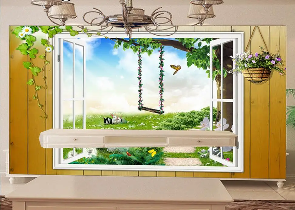 3D обои с изображением пейзажа красивые весенние настенные фотообои на заказ 3d