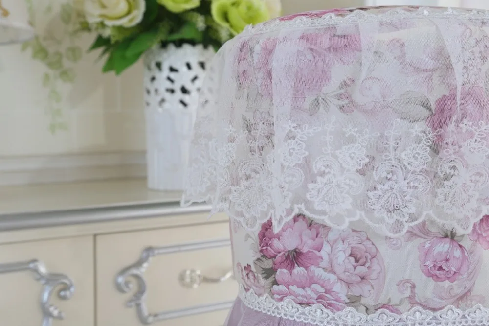 Classical Drinking fountains Dust jacket cover Water dispenser covers Korean fashion lace fabric drinking fountains protection (9)