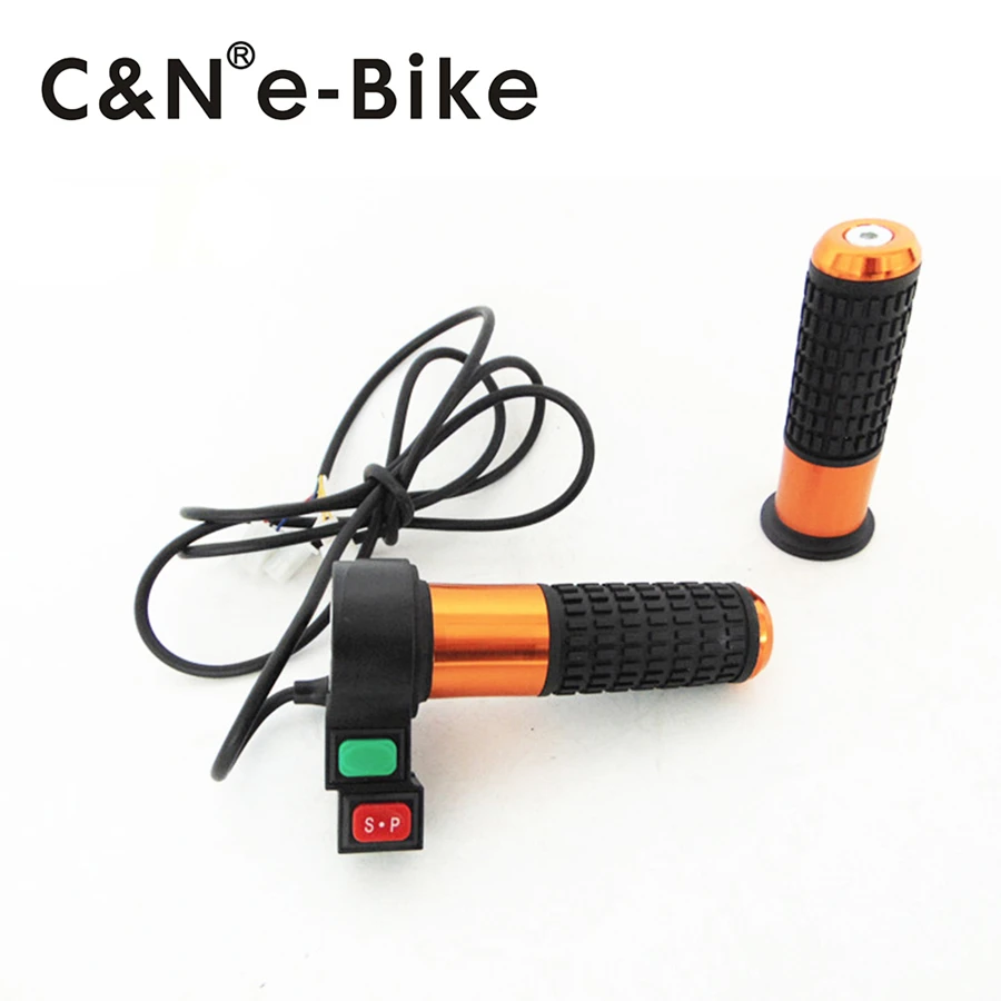 

Electric Bike Throttle with three level button for adjust speed for ebikes electric bicycle