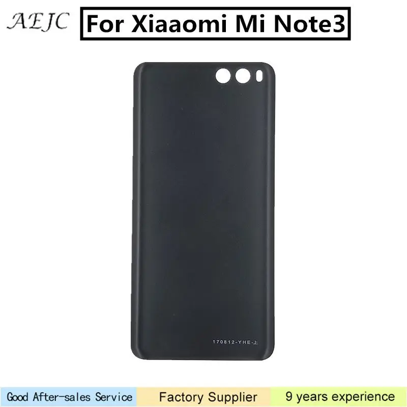 Для Xiaomi Mi Note 3 задняя крышка батарейный стеклянный корпус Замена для батарейного