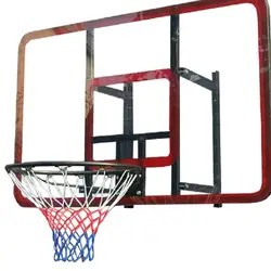 Баскетбольная сетчатая сетка 3 мм резьба 12 петель не кнут баскетбольная сетка Тяжелая нейлоновая сетка подходит для стандартных