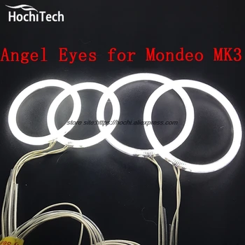 

HochiTech ccfl angel eyes kit white 6000k ccfl halo rings headlight for FORD Mondeo MK3 2001 2003 2004 2005 2006 2007