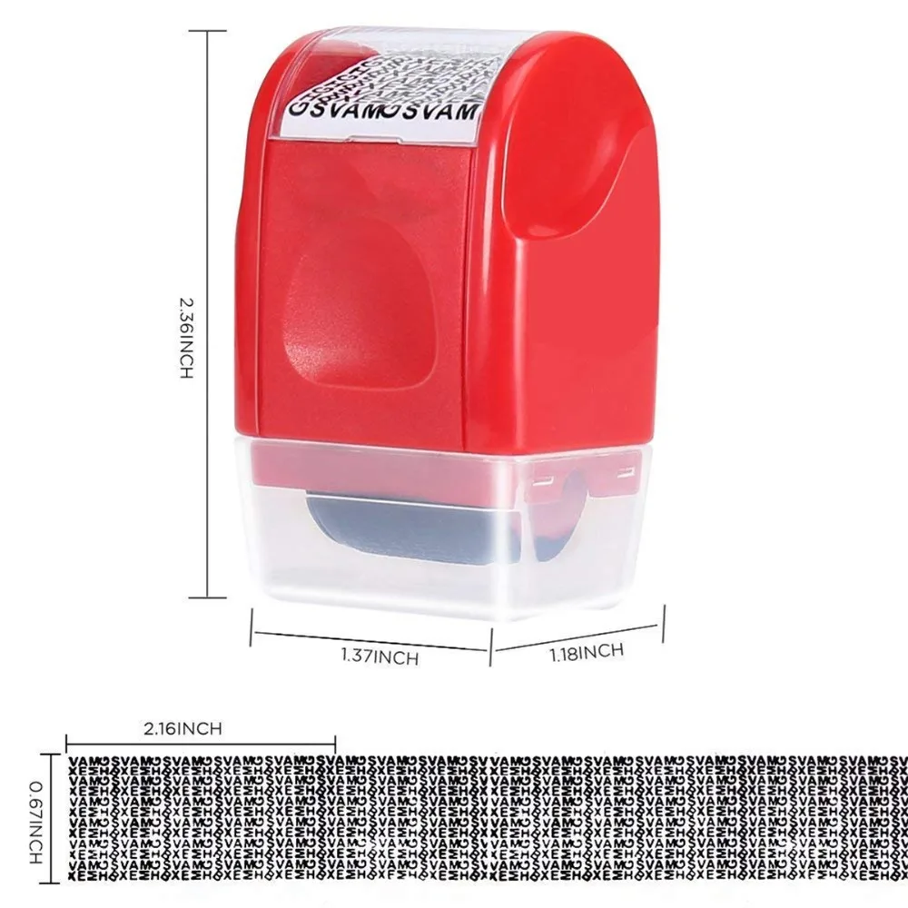 

Improved Creative Identity Privacy Protection Confidentiality Roller Stamp Information Coverage Data Protection Data Protector