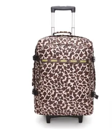 2" леопардовая Дорожная сумка на колесиках, рюкзак на колесиках, дорожная сумка для чемодана, сумка на колесиках для женщин, дорожная сумка