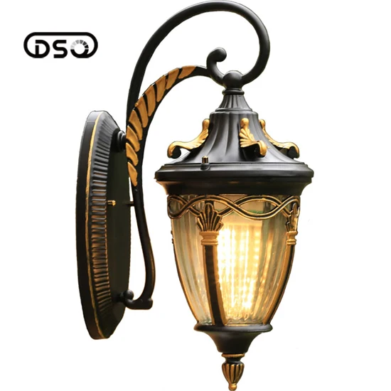 

DSQ.Balcony Waterproof Wall Lamp Outdoor European Style Villa Garden Garden American Terrace Wall Door LED Outdoor Wall Lamp