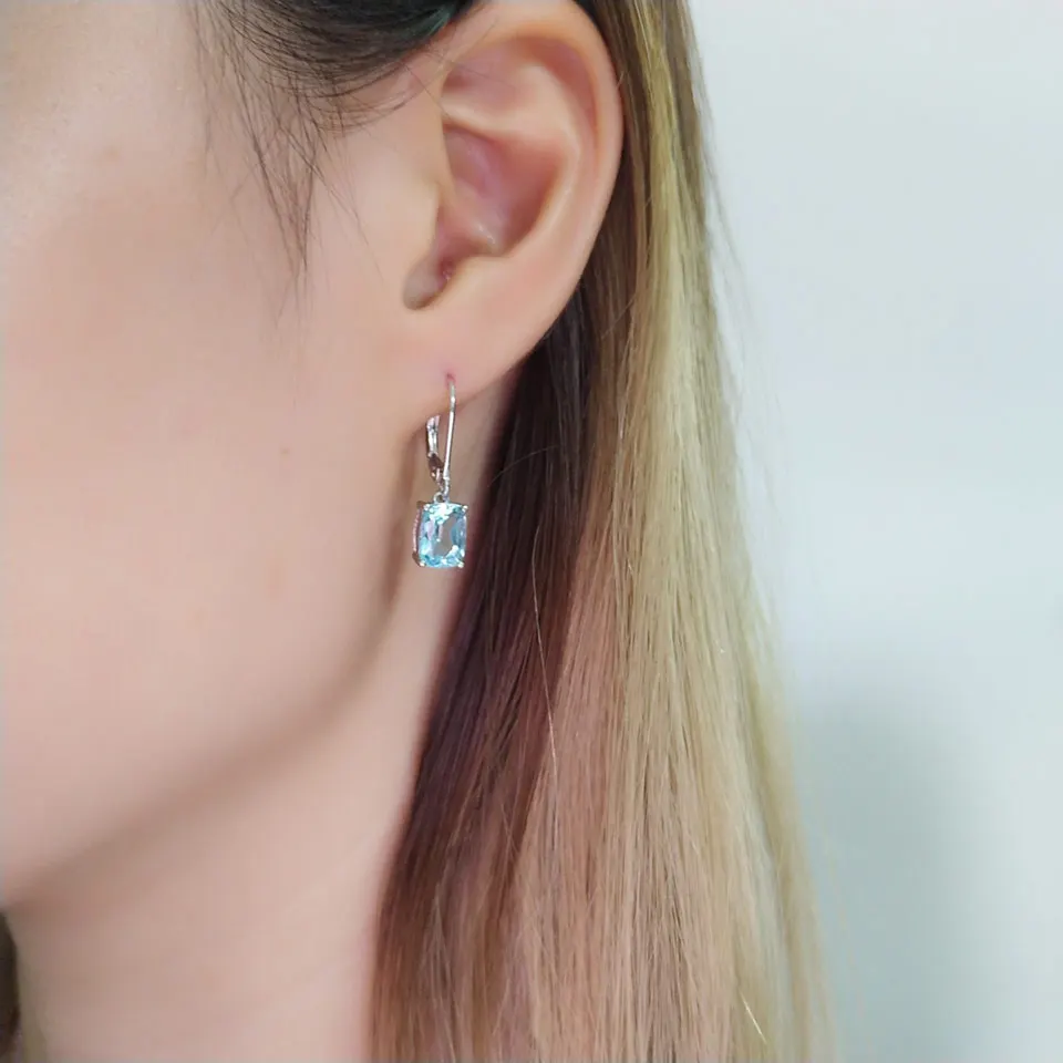 UMCHO Sky blue topaz silver sterling jewelry sets for women EUJ054B-1-pc (13)