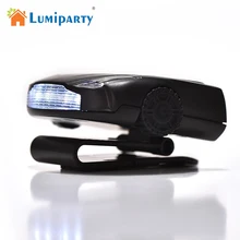 Lumiparty светодиодный налобный фонарь перезаряжаемый с USB перезаряжаемой батареей Автомобильная форма светильник для шлема для кемпинга Бег Туризм Чтение