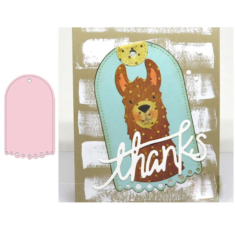 

Metal Cutting Dies Whimsical Scalloped Tag Stencils for DIY Scrapbooking Album Stamp Card Embossing New 2019 Die Cut