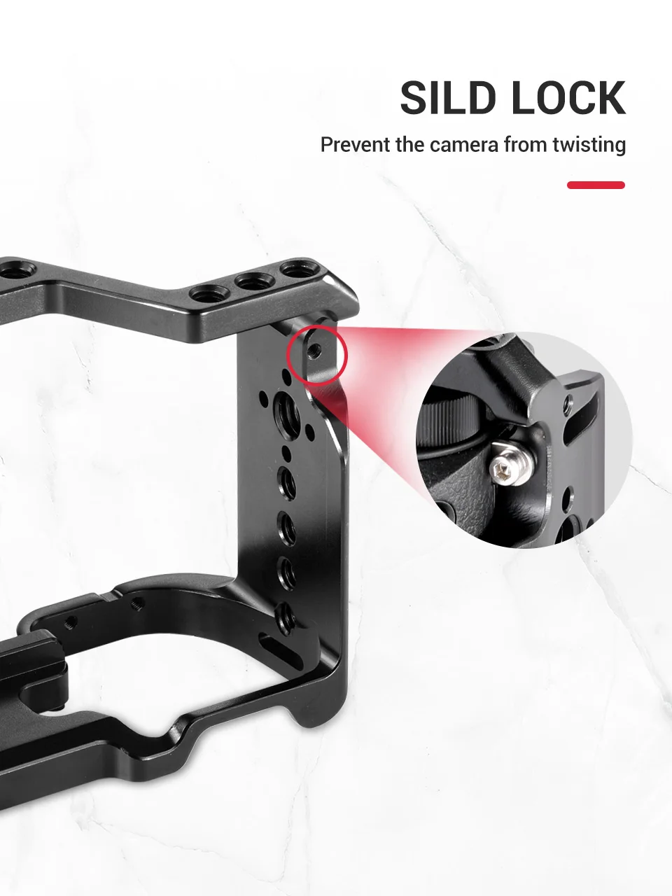 SmallRig A6400 Camera Cage for Sony A6400 / A6300 / A6500 Camera Can use with Microphone Not obstruct the screen for Vlog 2310